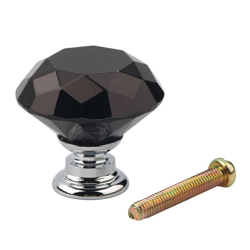 Factory direct single hole drawer handle Crystal Diamond handle knob handle cabinet handle 30mm