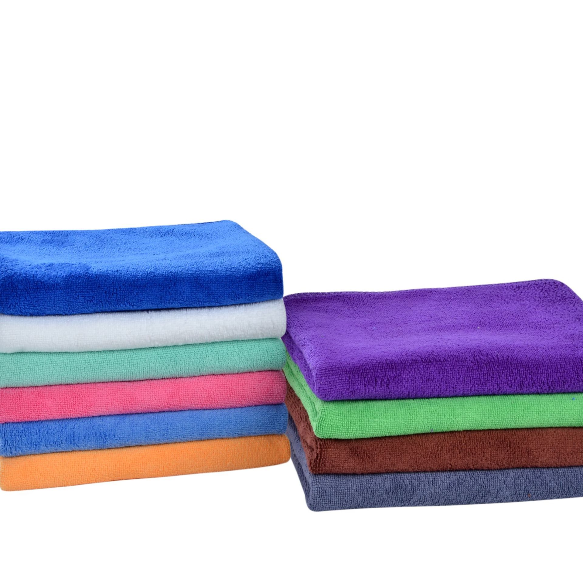 Housekeeping cleaning cloth wholesale beauty salon thickened dry hair towel towel absorbent lint kindergarten square towel