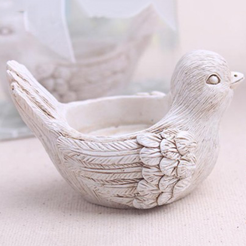 北欧風燭台動物ろうそく台樹脂工芸品置物創意ウェディングホーム置物元旦プレゼント|undefined