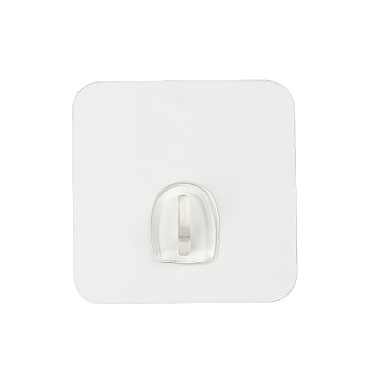 Seamless Transparent Bullet Hook Kitchen Paste Punch-free Adhesive Hook Bathroom Nail-free Glue Hook Creative Toilet Door Hook