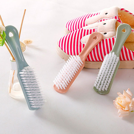 Shoe brush plastic brush soft fur shoe brush small shoe brush bathroom floor brush cleaning clothes brush Collar Laundry brush