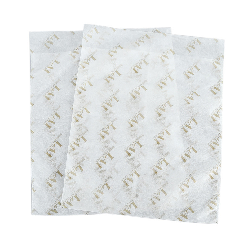 Spot non-woven dust bag bag bag wholesale shoe cover bag white Travel storage flat pocket can be printed logo