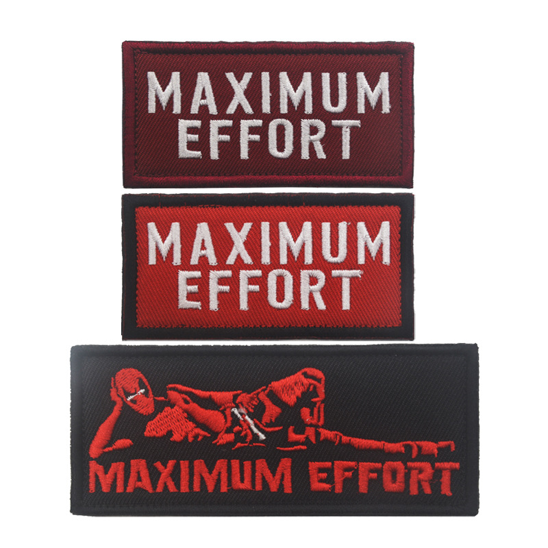 Spot deadpool 3D Embroidered Velcro Chapter Backpack Sticker Armband Hat Sticker Tactical Morale Sticker