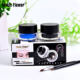 Cross-border makeup Music Flower/Music Flower M1007 two-color eyeliner square water 2 bottles black + Brown