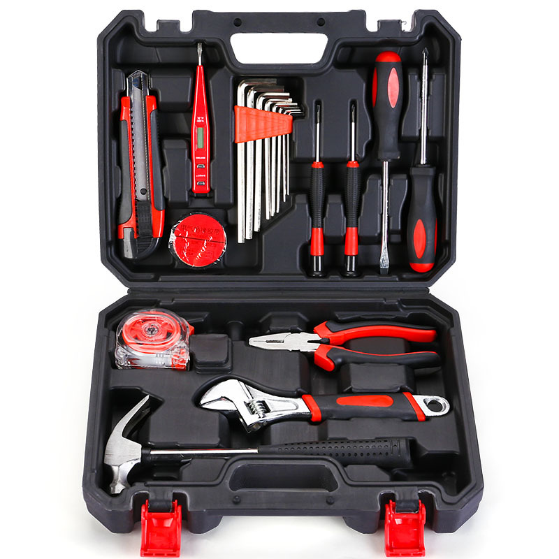 Household hardware tool set combination manual maintenance set gift electrician toolbox set manufacturers wholesale