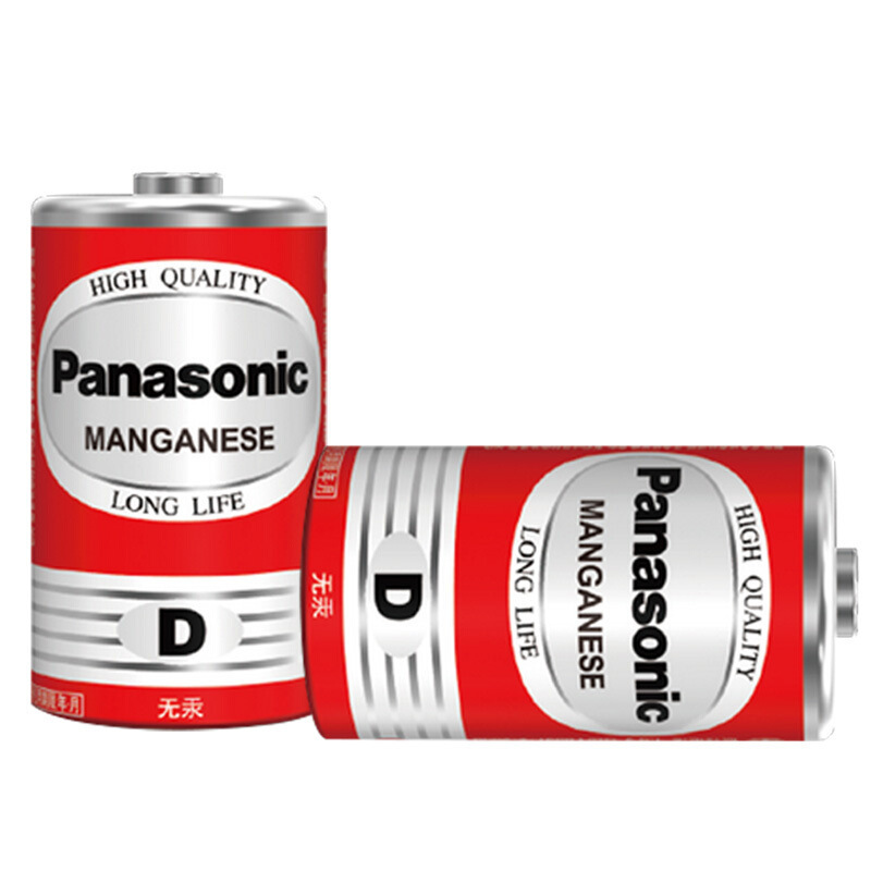 Panasonic No.1 battery large D type carbon dry battery R20PND/2S gas stove water heater 1.5V