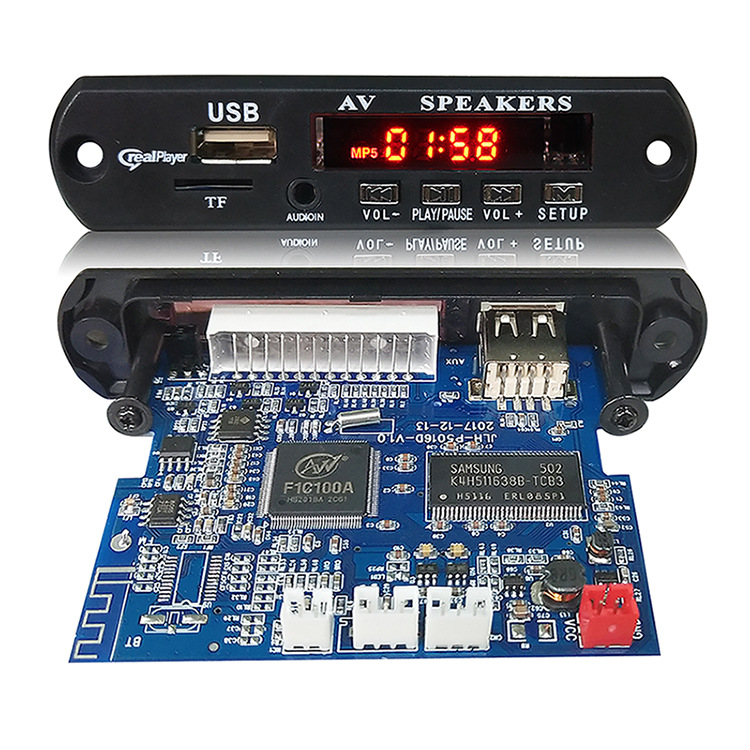 MP3 MP4 MP5 HD 1080p audio and video player Bluetooth decoding module