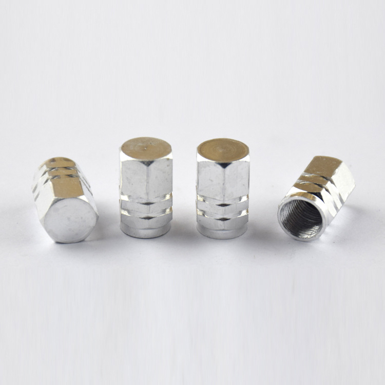 Personalized tire cap aluminum alloy valve cover car valve cap Universal belt packaging 4 one card