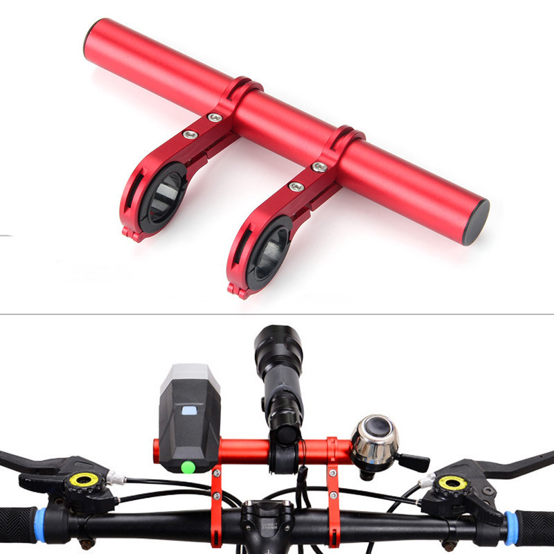 【長さ30センチ】自転車ハンドルダブルブラケット拡張ブラケット延長ロッドオートバイアルミ合金延長フレーム|undefined