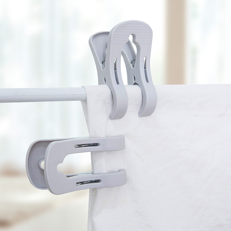 Household large clothes clip quilt drying clip windproof clip multi-functional fixed plastic clothes clip quilt drying clip