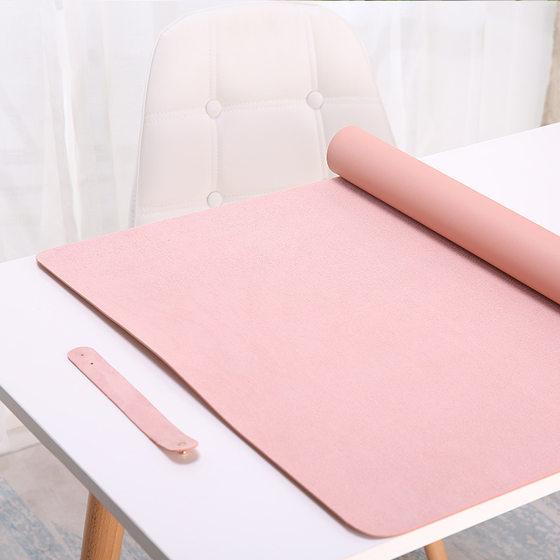Cross-Border Leather Mouse Pad Computer Waterproof and Oil-Proof Thickened Office Keyboard Pad Large Notebook Desk Pad Wholesale