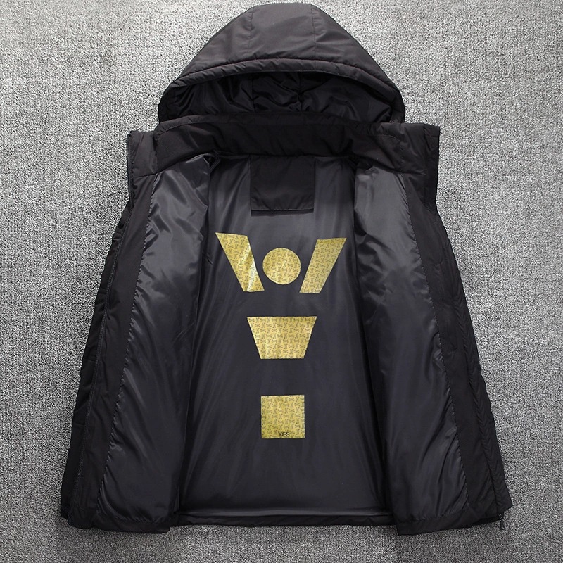 Cross-border New Men's Down Jacket Fashionable Korean Short Slim-fit Thickened Youth Men's Down Jacket