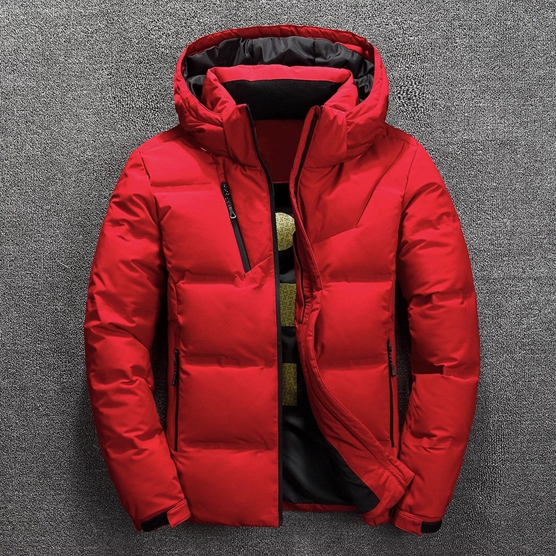 Cross-border New Men's Down Jacket Fashionable Korean Short Slim-fit Thickened Youth Men's Down Jacket