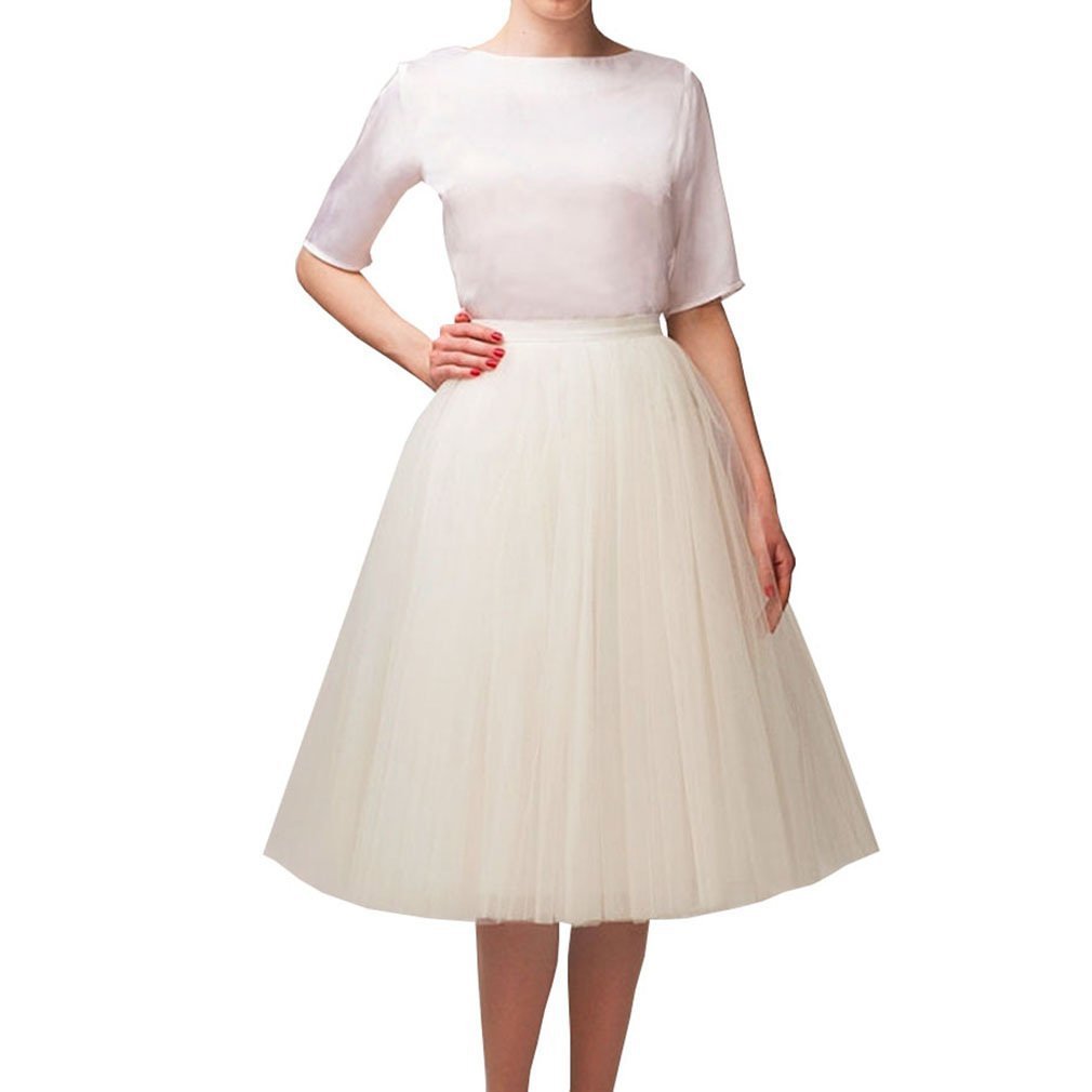 Manufacturer Amazon European and American half-length pettiskirt 65cm long five-layer mesh skirt tulle shirt