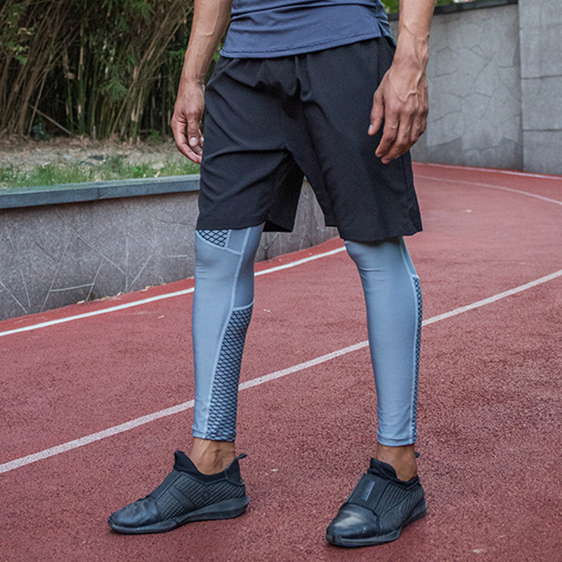 Sports Pants Men's Quick-drying Basketball Tight Compression Leggings Sports Outdoor Fitness Trousers Men's Compression Pants