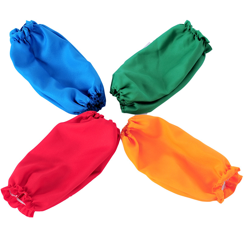 Factory direct children's waterproof sleeve painting painting sleeve studio calligraphy children's sleeve