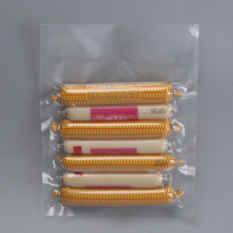 Factory Direct supply nylon vacuum bag design printing frozen rice dumplings roast chicken food transparent vacuum packaging bag