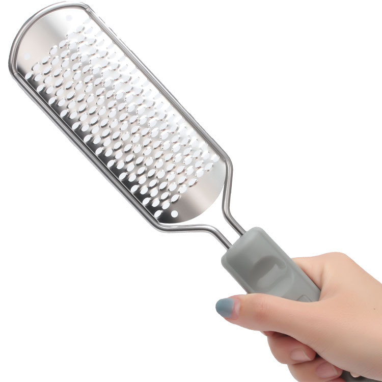 Cross-border stainless steel foot scraper to remove dead skin foot scraping knife to repair calluses foot stone foot rubbing plate to grind skin pedicure knife tool