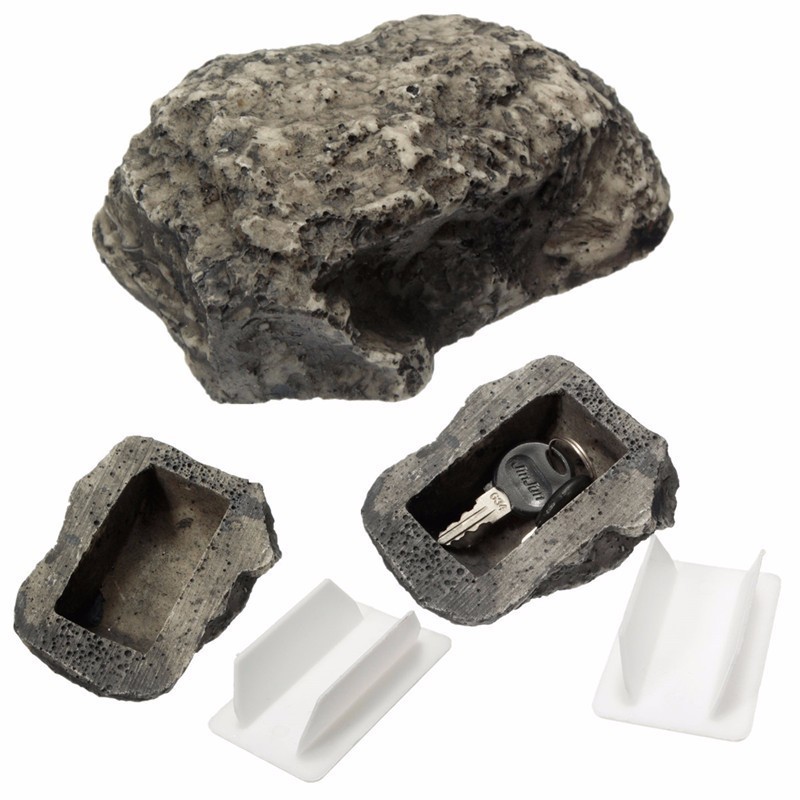 Simulation creative Stone hidden money private money key anti-lost stonekey Safe insurance key box