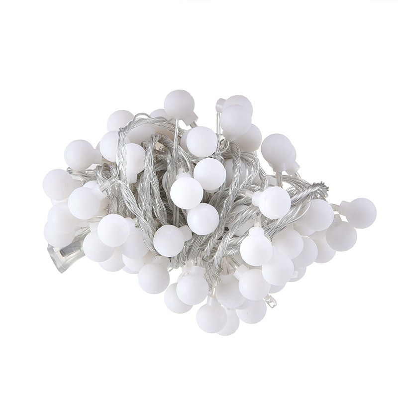 Outdoor camping ball light string LED color light string Christmas holiday lighting decoration small color light LED ball light Wholesale