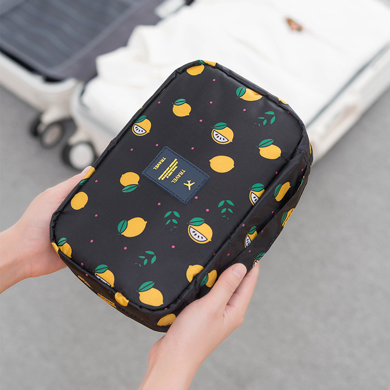 Travel Wash Bag Color Pattern Cosmetic Bag Multifunctional Portable Large Capacity Storage Bag Hangable Wash Bag