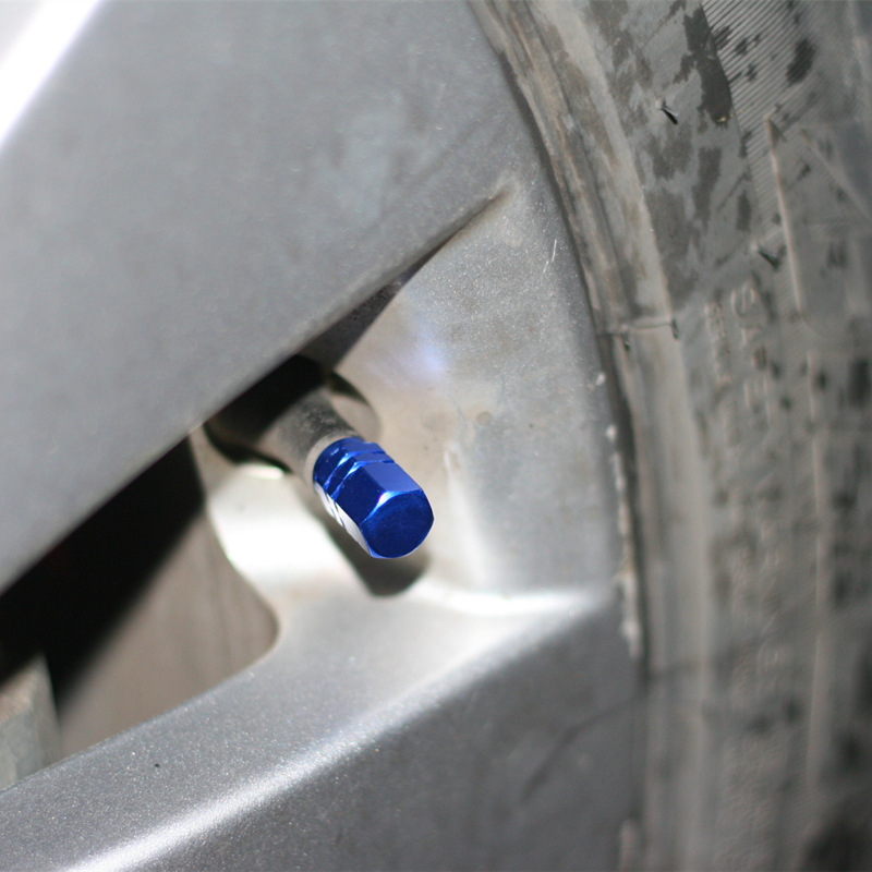 Car tire steam nozzle cap aluminum alloy tire universal air nozzle tire cap valve cover modified valve core cover