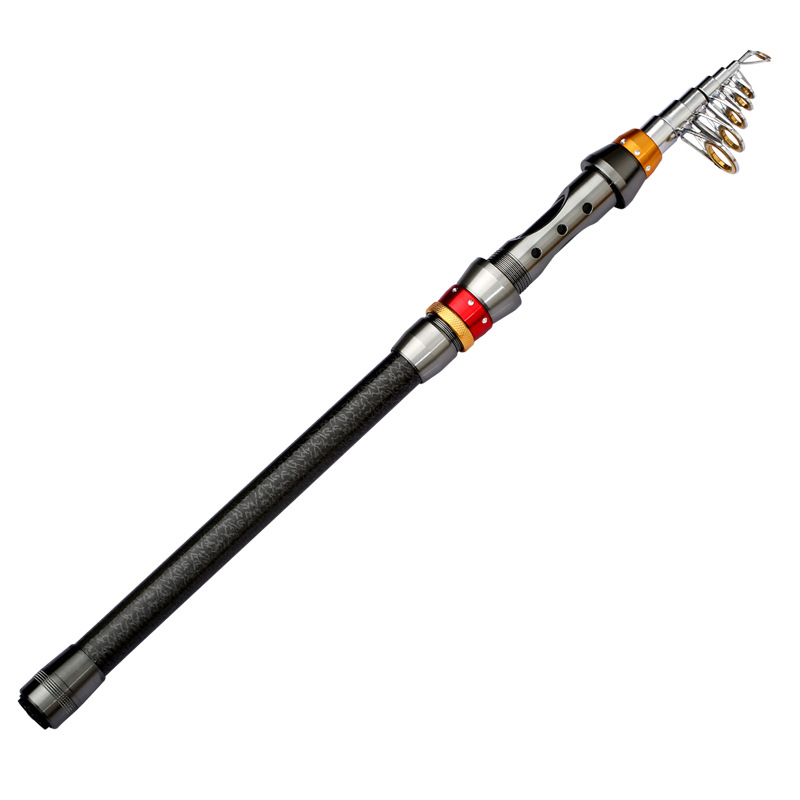 Factory direct ultra-short sea Rod throwing Rod ultra-hard sea Rod throwing rod fishing rod 1.8-3.6m carbon retractable Luya Rod