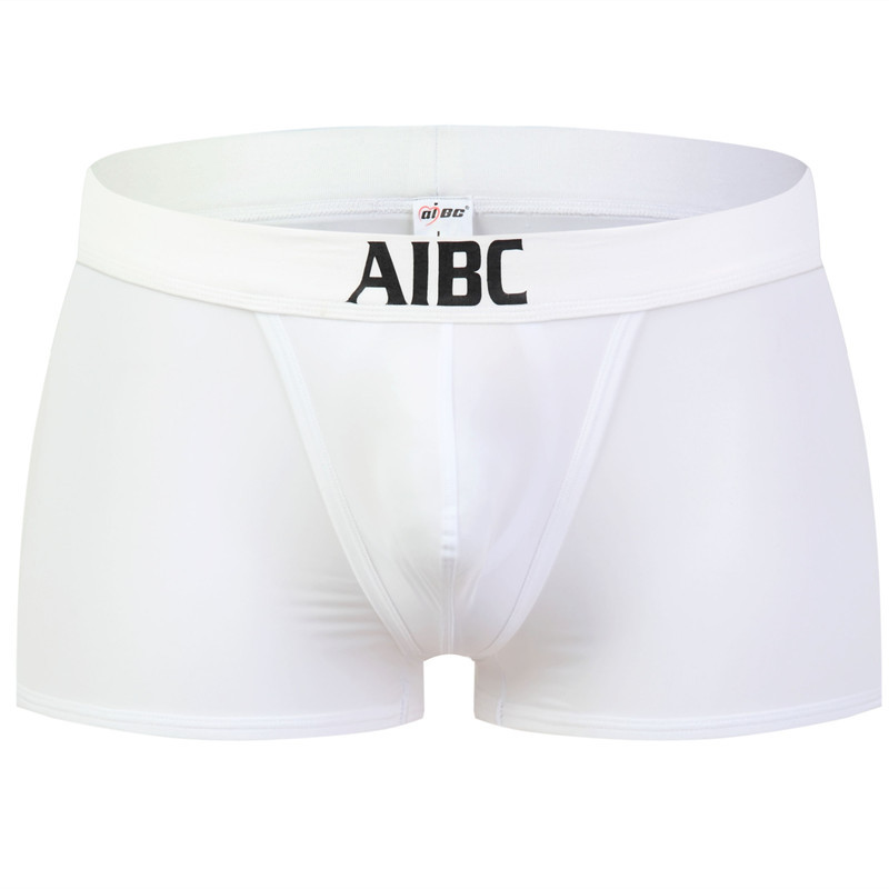 Прямая поставка с фабрики aibc Мужское нижнее белье боксеры Ice Silk космический склад Сексуальное Тонкое эластичное нижнее белье с низкой талией A002
