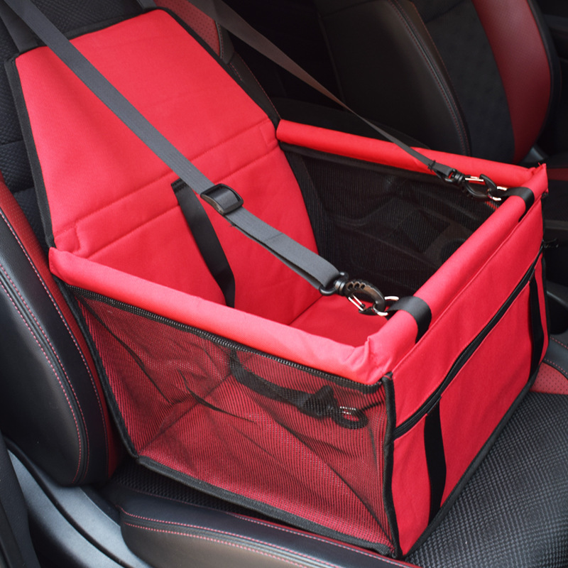 Factory Direct Pet car mat mesh bag breathable waterproof double layer pet car bag travel car mat