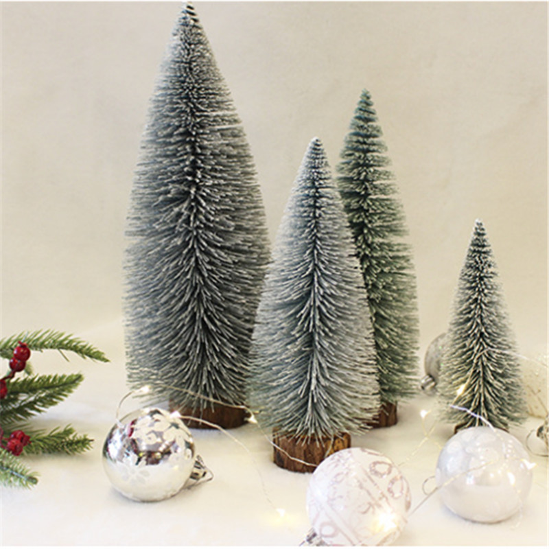 White Christmas tree Christmas table decoration Christmas tree ornaments Mini small Christmas tree decorations wholesale