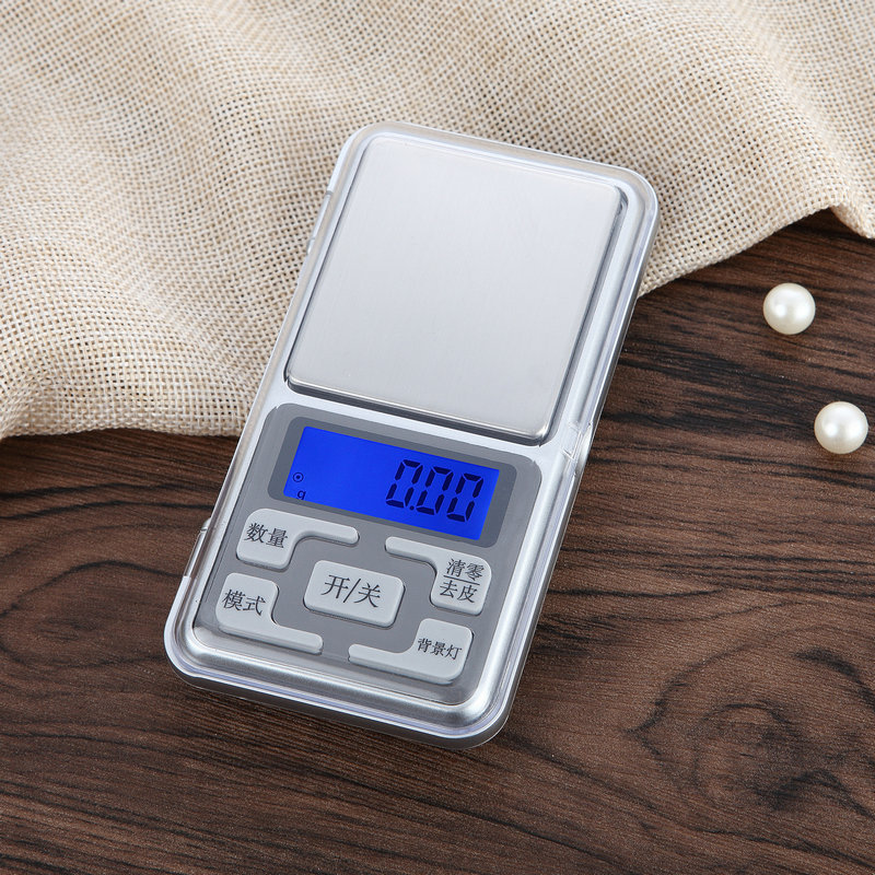 Household small mini weighing grams of small electronic scales Wholesale 0.01g baking pocket weighing portable jewelry scales