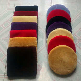 Autumn and winter plush cushion round cushion student stool cushion chair cushion restaurant dining chair cushion cover wholesale