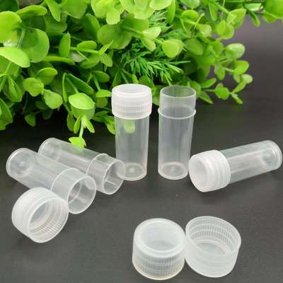 Plastic small bottle 5ml7ml hand sewing needle storage transparent plastic bottle liquid powder sub-bottle sample small bottle