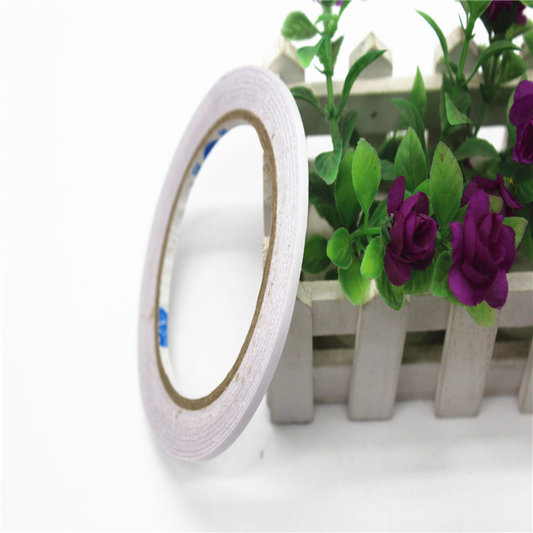 Best selling 6mm high viscosity double sided tape jewelry making material hair accessories 18.3 m hair band patch glue