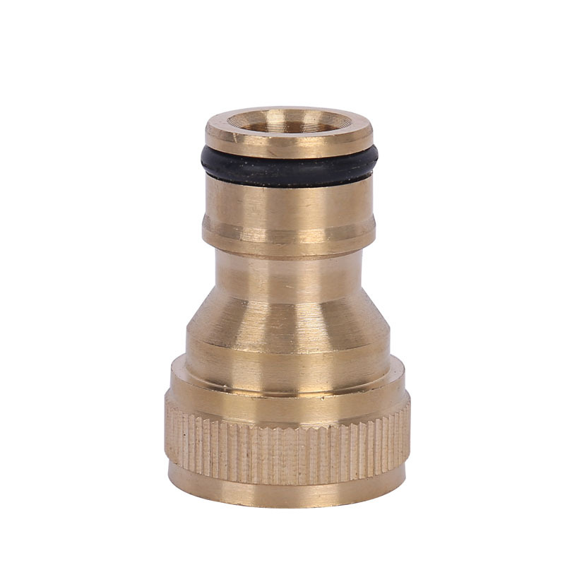 Factory Direct selling all copper 4 points internal thread nipple connector 1/2 internal thread nipple connector