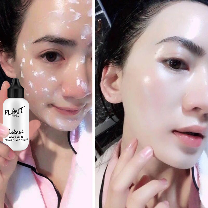 Lazy people make-up cream goat milk refreshing concealer hydrating moisturizing waterproof base cream brighten skin color a generation of hair