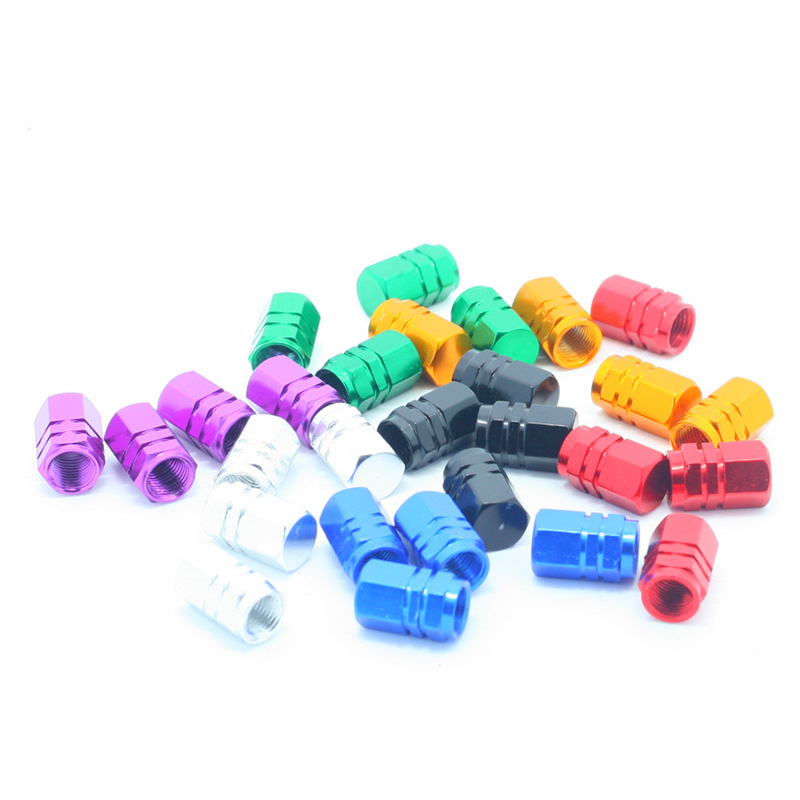 Car tire steam nozzle cap aluminum alloy tire universal air nozzle tire cap valve cover modified valve core cover