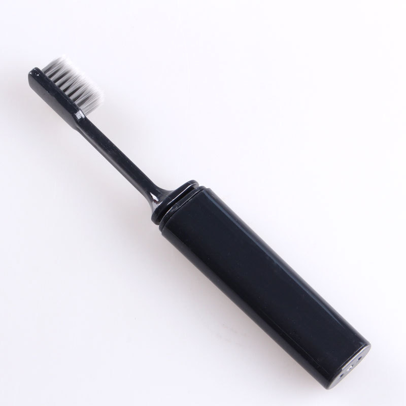 [Strict Selection] Folding Toothbrush Portable Travel Business Travel Fine Soft Hair Adult Household Oral Cleaning Yangzhou Factory
