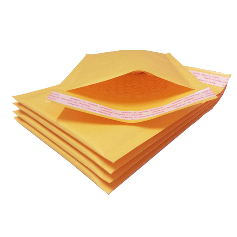 Manufacturers selling yellow Kraft Paper Bubble Bag express bag bubble bag document bag bubble bag bubble envelope bag