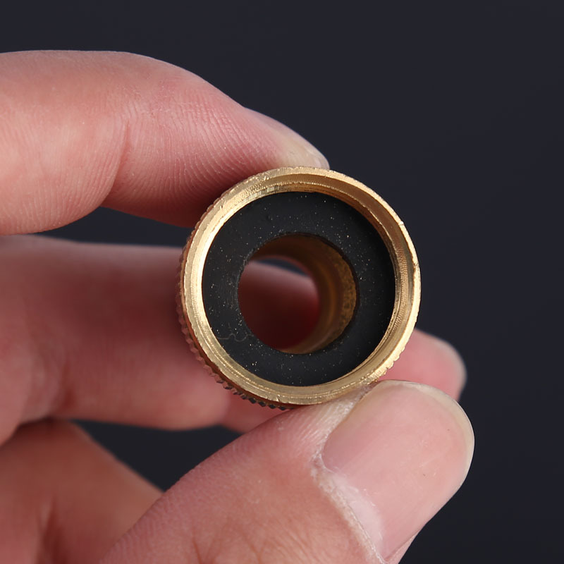 Factory Direct selling all copper 4 points internal thread nipple connector 1/2 internal thread nipple connector