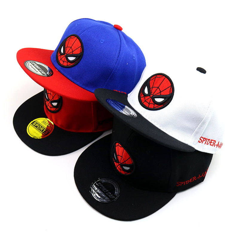 New children Captain America hat boys and girls European and American baseball cap cartoon hip-hop cap foreign trade A794