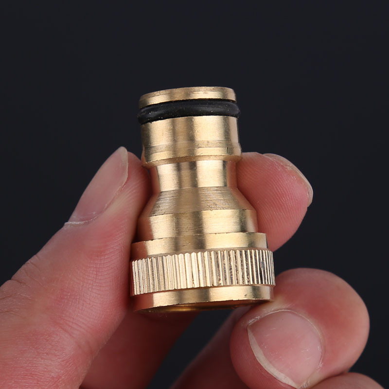 Factory Direct selling all copper 4 points internal thread nipple connector 1/2 internal thread nipple connector