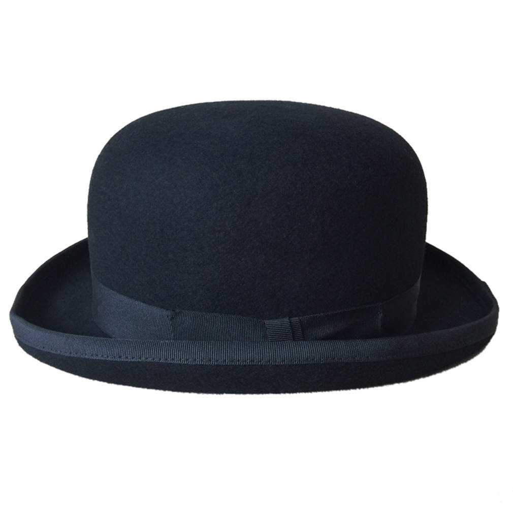 Europe and the United States cross-border retro British style gentleman bowler hat Amazon bowler hat autumn and winter wool jazz hat wholesale