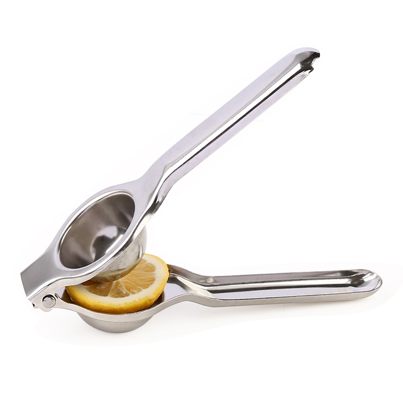 Mini Manual Lemon Squeezer Stainless Steel Household Small Juicer Lemon Clamp Juicer Lemon Squeezer