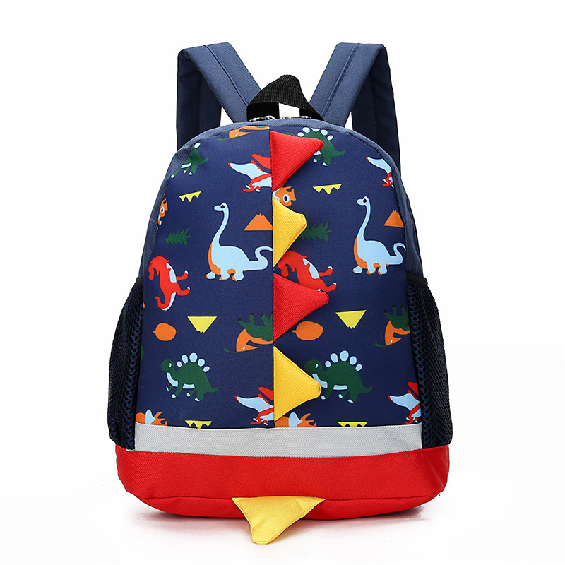 Cross-border cartoon dinosaur children's bag kindergarten children's schoolbag preschool 3-5 years old boys and girls backpack