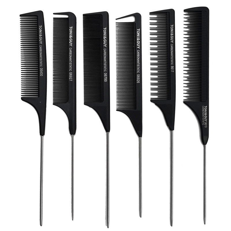 Wholesale hairdressing metal pointed tail comb female hair pick comb hair updo steel needle sewing makeup comb Taobao gift