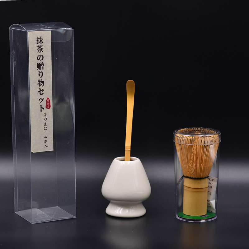 和風抹茶セットスリーピーススーツティースプーンフルセットブラシセレモニー伝統的なキッチンダイニング用品|undefined