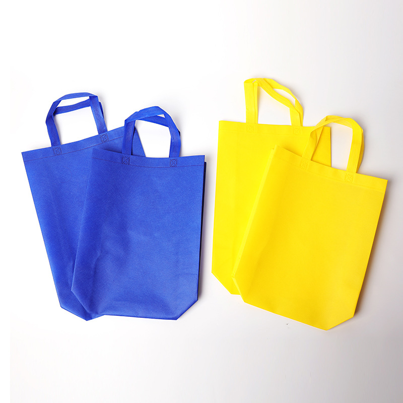 In stock non-woven bag film advertising clothing shopping bag three-dimensional folding portable non-woven bag small batch customization
