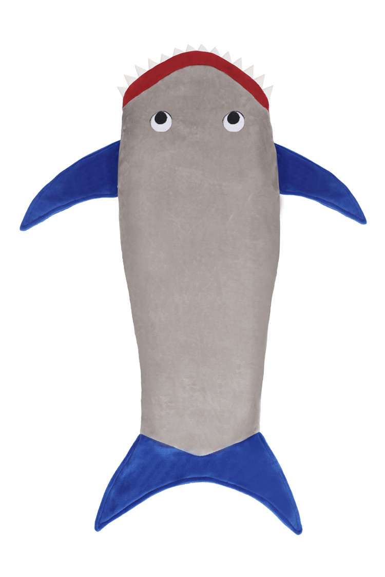 New Shark Sleeping Bag/Mermaid Sleeping Bag/Blanket Mermaid Tail Double Flannel Children Sleeping Bag
