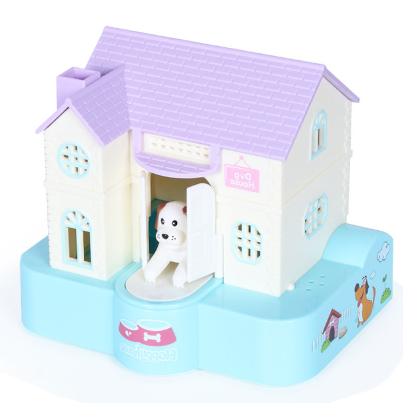 Fun House Eating Money Dog Piggy Bank New Cute Puppy Stealing Money Eating Money Music Children's Piggy Bank Gift Cross-Border